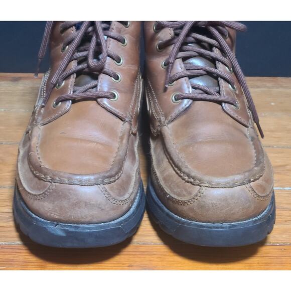 VTG Polo Assn. Ranger Chukka Boots Mens 10.5 D Leather 90\'s Lug Lace Up main image 6